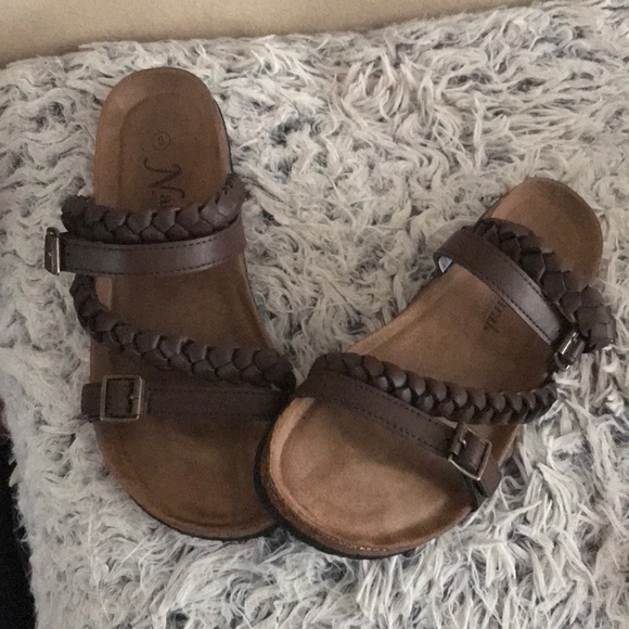 natural reflections sinsee wedge sandals for ladies